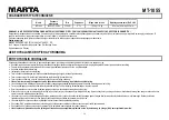 Preview for 26 page of Marta MT-1055 User Manual