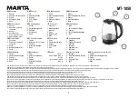 Предварительный просмотр 2 страницы Marta MT-1058 User Manual