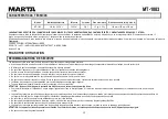 Preview for 15 page of Marta MT-1083 User Manual