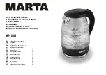 Preview for 1 page of Marta MT-1084 User Manual
