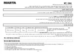 Preview for 24 page of Marta MT-1084 User Manual