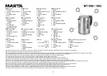 Предварительный просмотр 2 страницы Marta MT-1092 User Manual