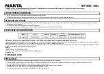 Preview for 12 page of Marta MT-1092 User Manual