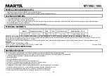 Preview for 20 page of Marta MT-1092 User Manual