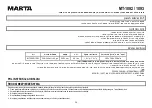 Preview for 24 page of Marta MT-1092 User Manual