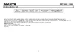 Preview for 27 page of Marta MT-1092 User Manual