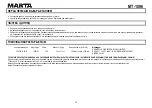 Preview for 10 page of Marta MT-1096 User Manual