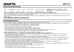 Preview for 9 page of Marta MT-1171 User Manual