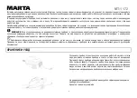 Предварительный просмотр 6 страницы Marta MT-1172 User Manual