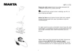 Предварительный просмотр 8 страницы Marta MT-1172 User Manual