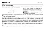 Preview for 11 page of Marta MT-1172 User Manual