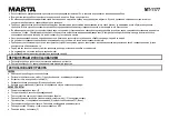 Предварительный просмотр 3 страницы Marta MT-1177 User Manual