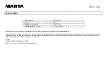 Preview for 13 page of Marta MT-1180 User Manual