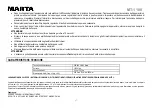 Preview for 17 page of Marta MT-1180 User Manual