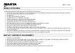 Preview for 18 page of Marta MT-1180 User Manual