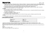 Preview for 19 page of Marta MT-1180 User Manual