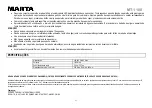 Preview for 23 page of Marta MT-1180 User Manual