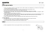 Preview for 16 page of Marta MT-1351 User Manual