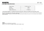 Preview for 21 page of Marta MT-1351 User Manual