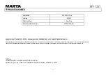 Preview for 33 page of Marta MT-1351 User Manual