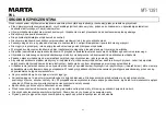 Предварительный просмотр 42 страницы Marta MT-1351 User Manual