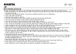 Предварительный просмотр 44 страницы Marta MT-1351 User Manual