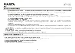Preview for 26 page of Marta MT-1352 User Manual