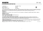 Preview for 7 page of Marta MT-1353 User Manual