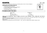 Preview for 16 page of Marta MT-1360 User Manual