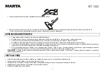 Предварительный просмотр 4 страницы Marta MT-1362 User Manual