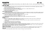 Preview for 4 page of Marta MT-1363 User Manual