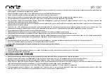 Preview for 3 page of Marta MT-1367 User Manual