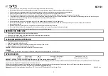 Preview for 5 page of Marta MT-1591 User Manual