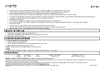 Preview for 5 page of Marta MT-1594 User Manual