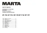 Marta MT-170 User Manual preview