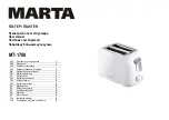 Preview for 1 page of Marta MT-1708 User Manual