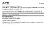 Preview for 3 page of Marta MT-1758 User Manual