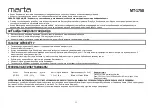 Preview for 11 page of Marta MT-1758 User Manual