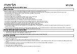 Preview for 12 page of Marta MT-1758 User Manual