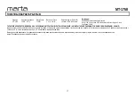 Preview for 13 page of Marta MT-1758 User Manual