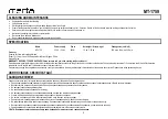 Preview for 8 page of Marta MT-1759 User Manual
