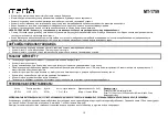 Preview for 10 page of Marta MT-1759 User Manual