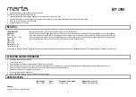 Preview for 6 page of Marta MT-1760 User Manual