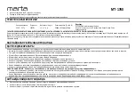 Preview for 8 page of Marta MT-1760 User Manual