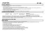 Preview for 9 page of Marta MT-1760 User Manual