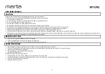 Preview for 6 page of Marta MT-1761 User Manual