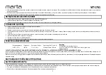 Preview for 9 page of Marta MT-1761 User Manual