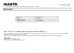 Предварительный просмотр 23 страницы Marta MT-1988 User Manual