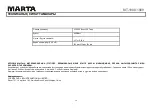 Предварительный просмотр 29 страницы Marta MT-1988 User Manual