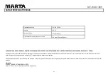 Preview for 41 page of Marta MT-1988 User Manual